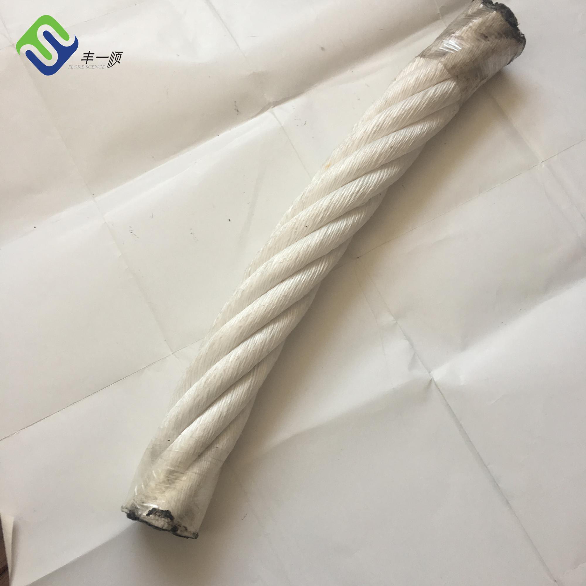 PP Monofilament Combination Wire Rope Steel Wire Core 6 Strand 16mm Playground Rope