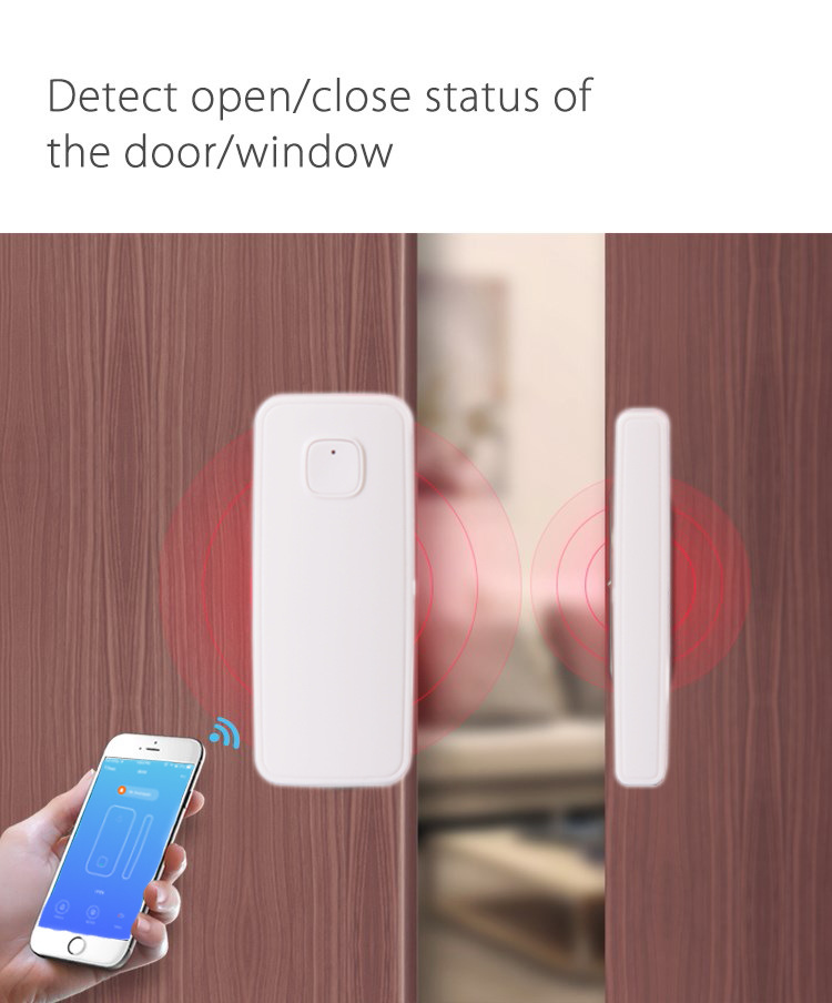 Pack De 4 Sensores WiFi Para Puertas Y Ventanas – Sin Hub, Compatible Con Alexa Y Google Assistant