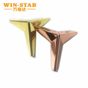 Modern design Furniture metal sofa leg Y style Modern Furniture Leg Rose Gold ZD-D001-E