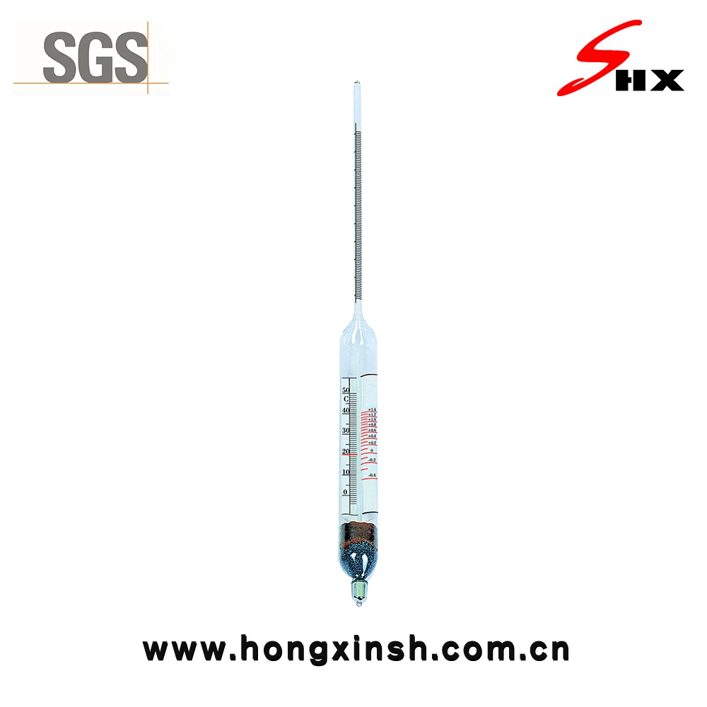 Прецизионный нефтяной гидрометр с термометром SY-05T