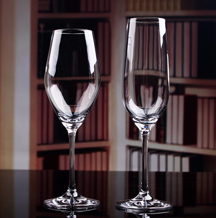 Haonai Champagne Flute Glass Lead Free Crystal Exquisit Champagne Flute Glass Encore Cheers Champagne Glasses Flutes
