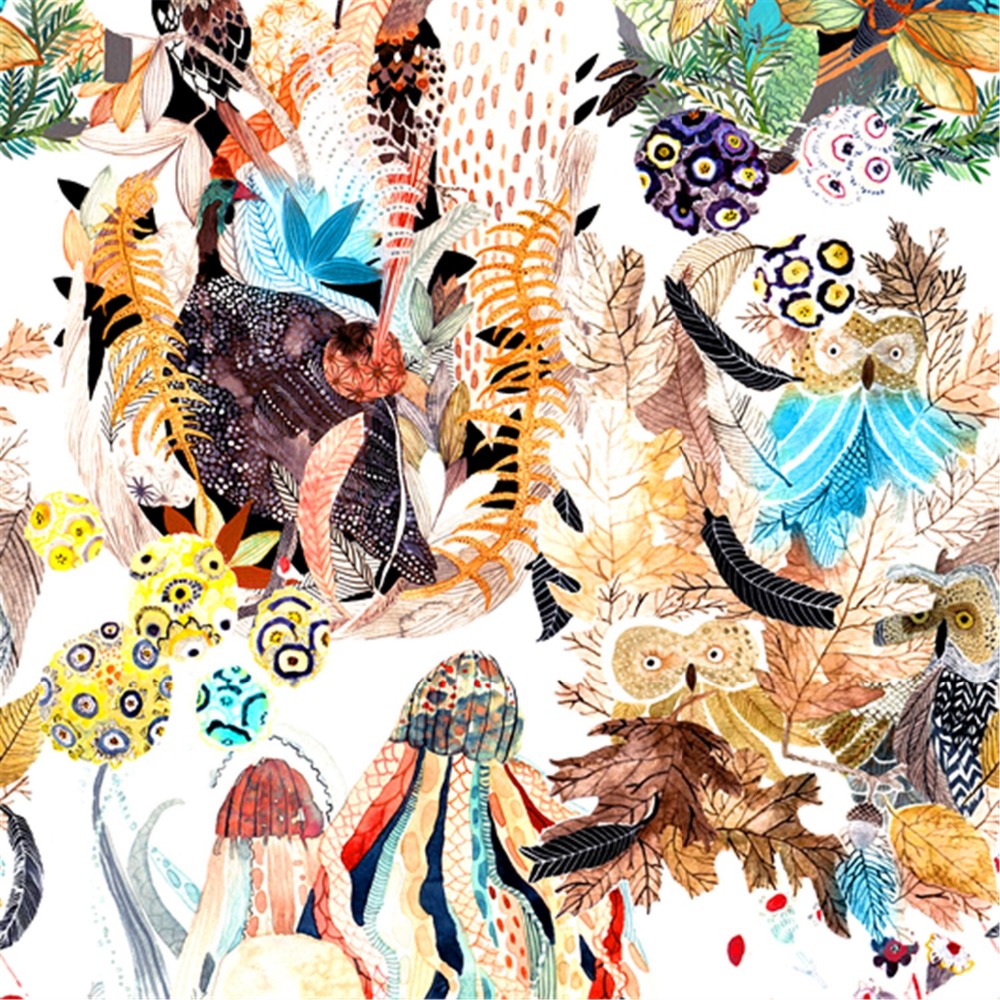 Красивый дизайн цифровой печатная Полиэстеровая вуаль ткань для шарфа