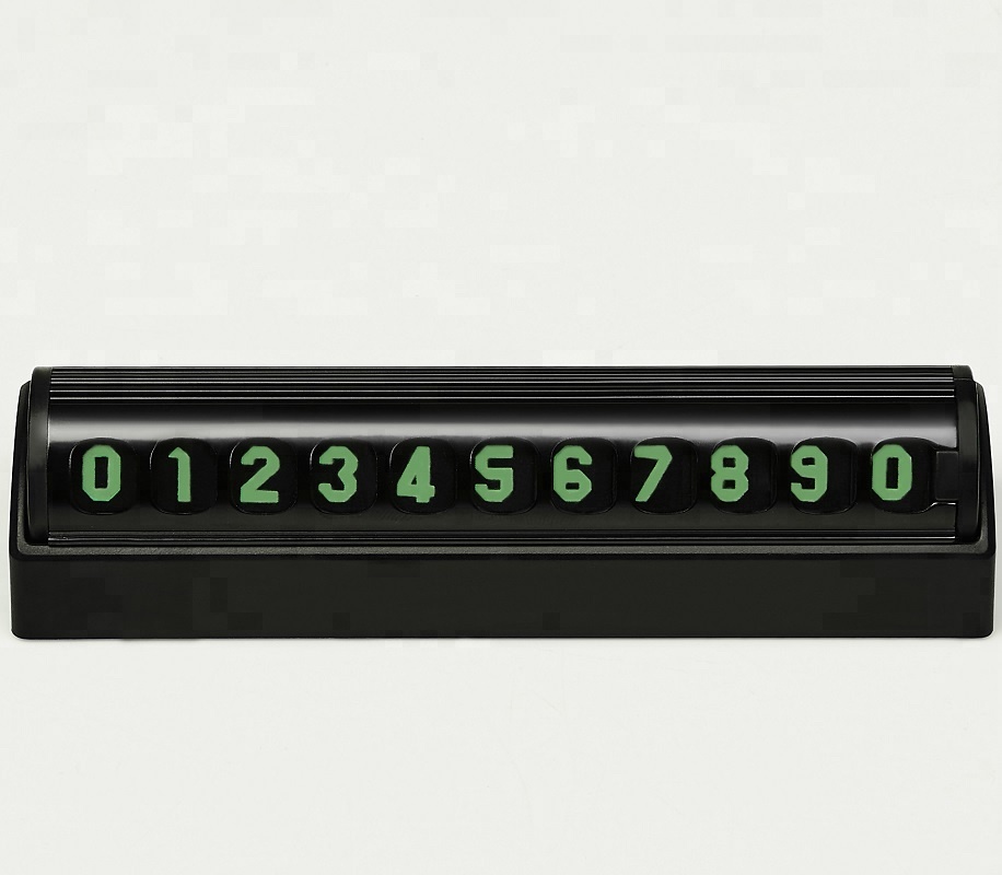 Заводская цена авто аксессуары фосфоресцирующий Временная парковочная карта Автомобильный номерной знак