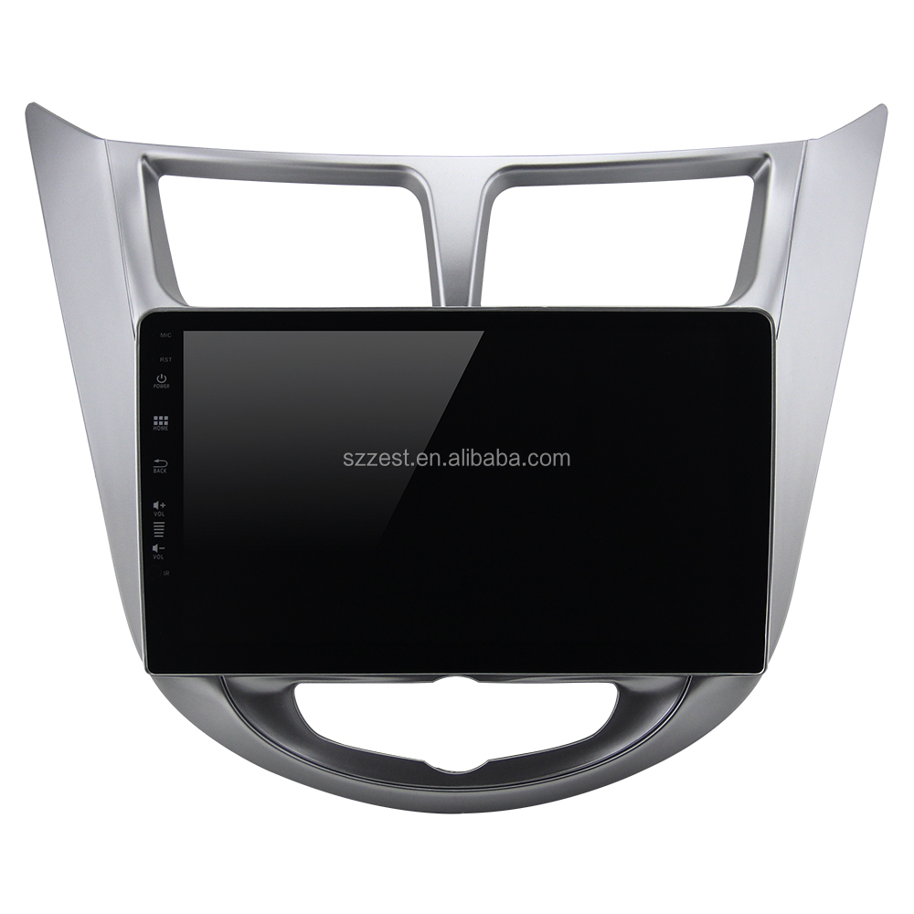 ZEST 9 inch 2 din android 10 car dvd for hyundai solaris accent verna 2011 2013 2014 2015 car radio gps steering wheel