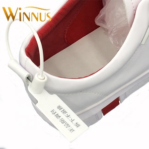 customize own design logo print anti-theft dress clothes bag shoes plastic security seal lock