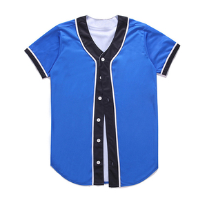 plain blue baseball jersey