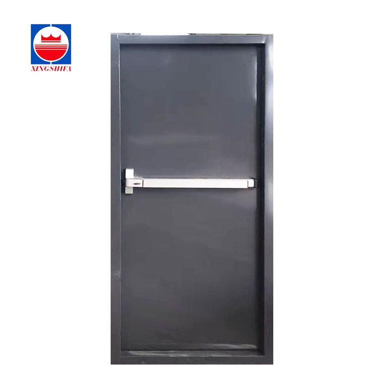 XSF आतंक आपातकालीन निकास आग प्रतिरोधी स्टील Fireproof दरवाजा धक्का पट्टी के साथ