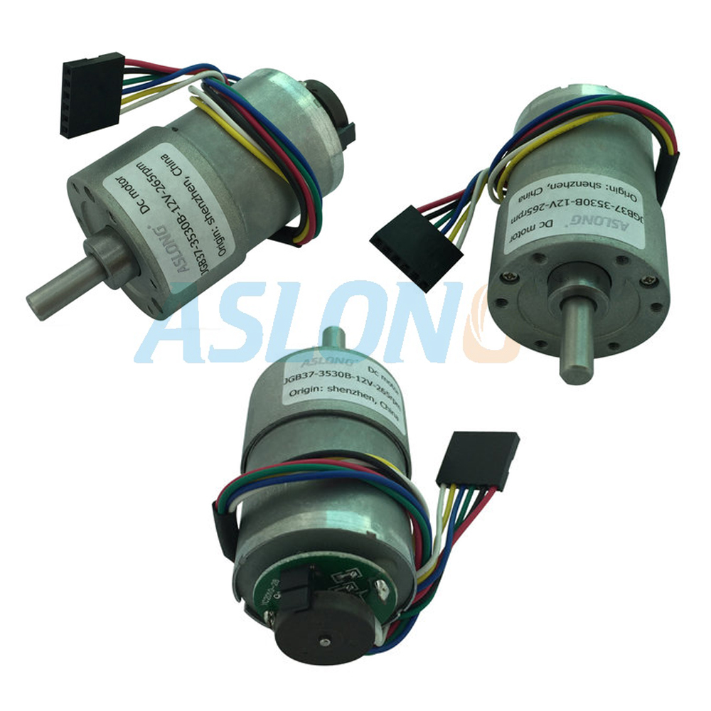 Jgb37-3530b Electric Micro Geared Motor with Hall Sensor