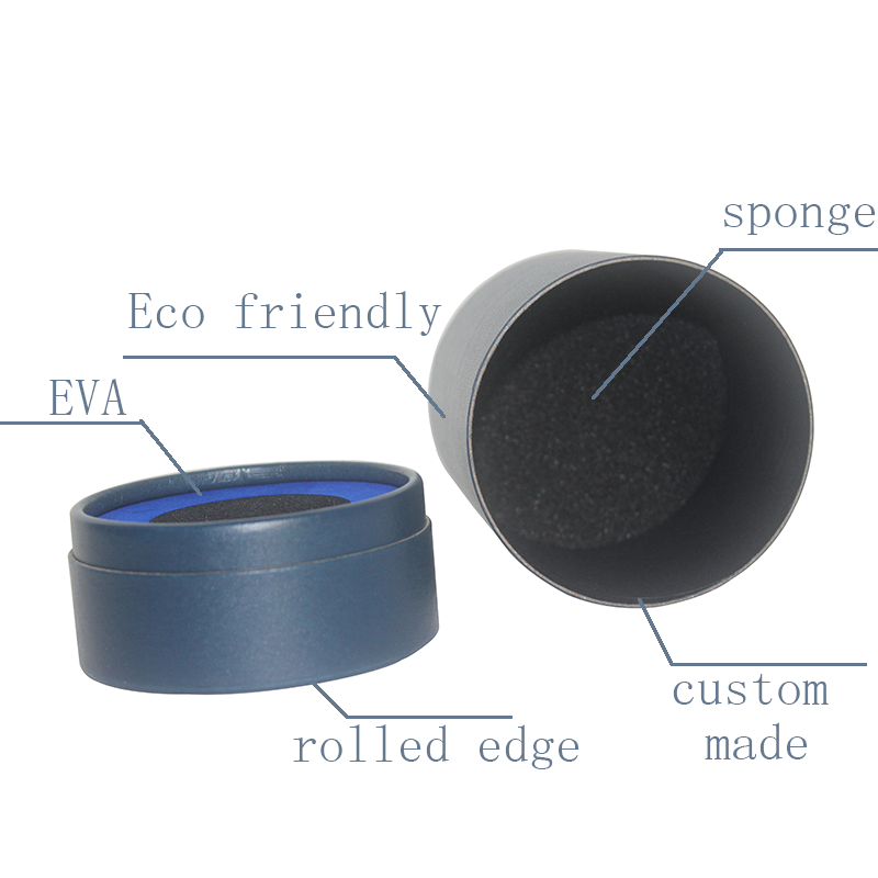 Wholesale 30/50/80/100ml glasses bottle perfume packaging cardboard box paper tube for essential oil