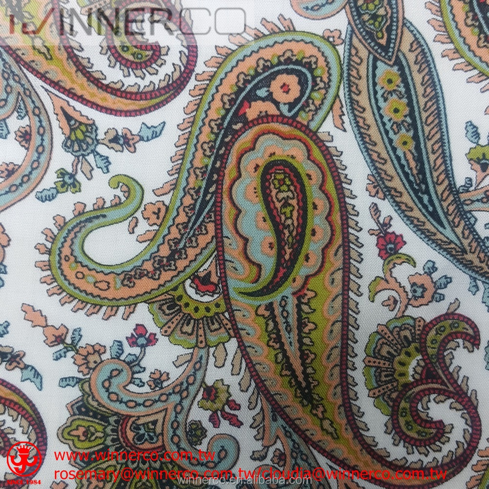 African print 100% rayon plain fabric in floral print