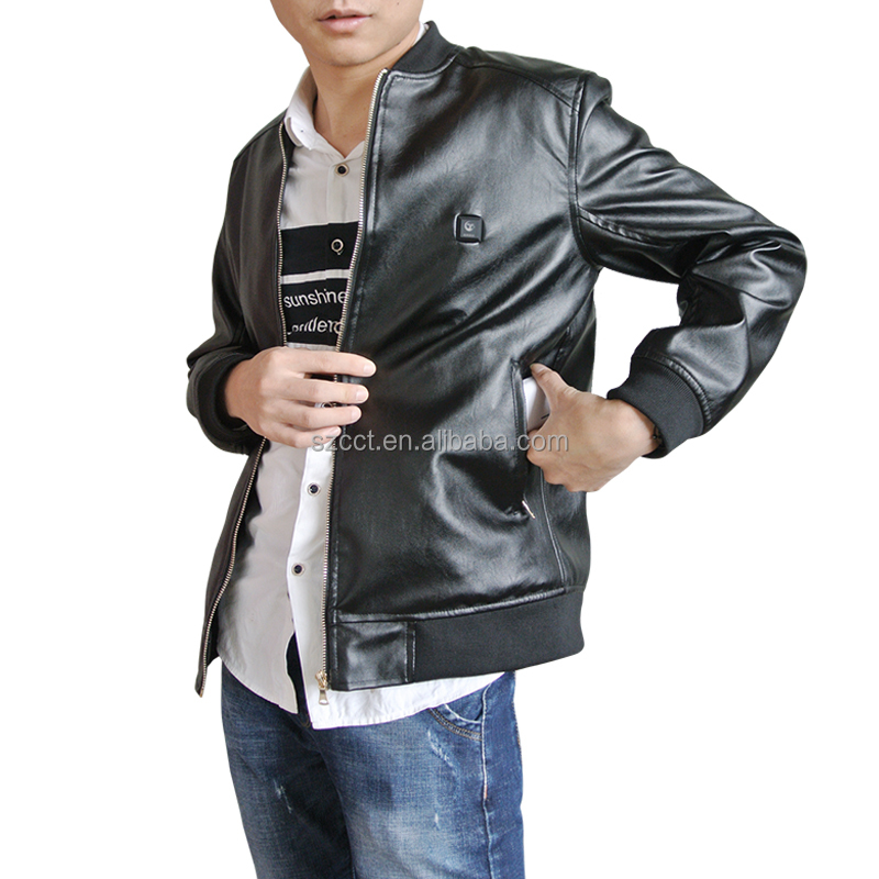 Mens Genuine Lambskin Leather Jacket Slim Fit Moto Biker Jacket T383