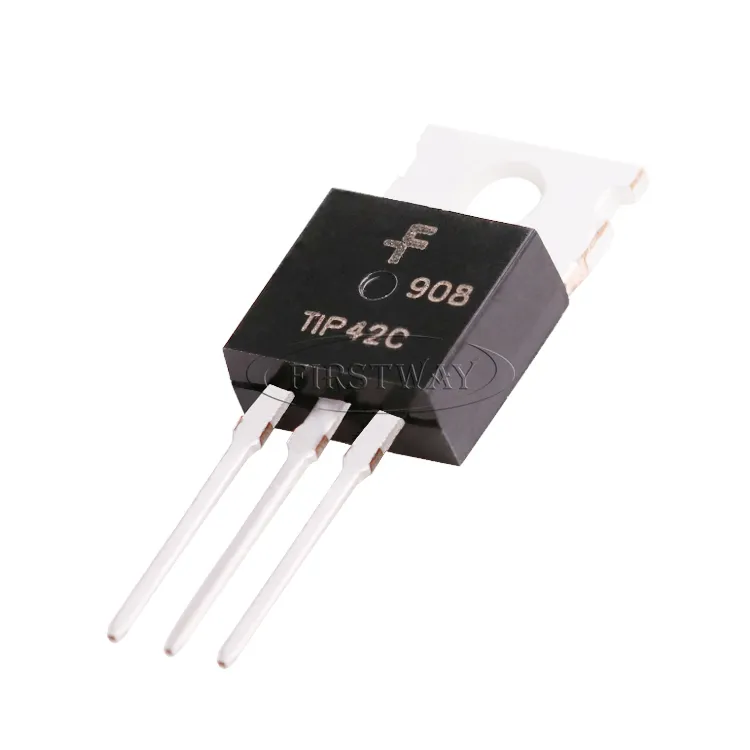 1x transistor tip42c tip 42 C 100v 6a 65w watt to220 to 220 st Microelectronics