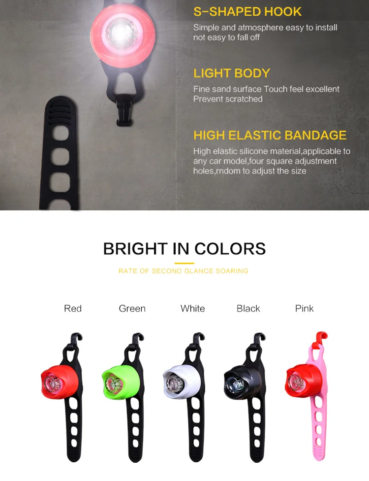 Battery bike accessories spoke bicycle wheel light