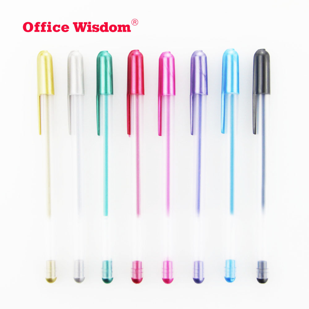Stylos à bille encre gel noire - MILAN® Quantité Sachet 4 stylos