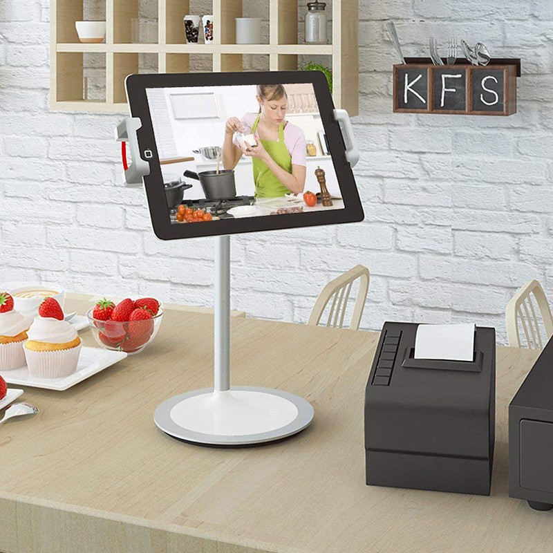 Adjustable Cell Phone Stand Desk Phone Holder Compatible with All 4-8'' Phones Office Accessories All Android Smartphone - Black