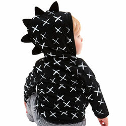 Venda por atacado primavera nova roupa de moletom moletom de algodão branco leve para criança