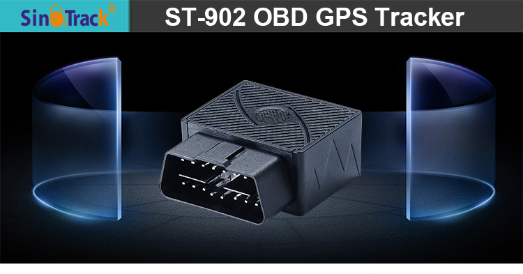 SinoTrack Dispositifs de Suivi Temps Réel Voiture Interface OBD GPS Tracker ST-902