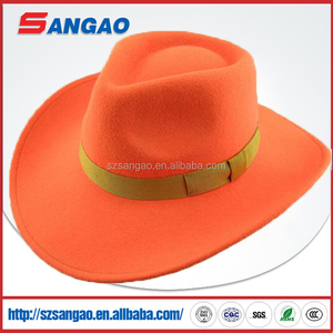 hunter orange cowboy hat