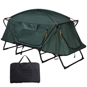 double camping cot tent