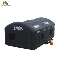 Custom Airtight Black PVC Roof Event Tent, Inflatable Check in Register House Marquee Tent