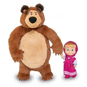 masha and the bear plush