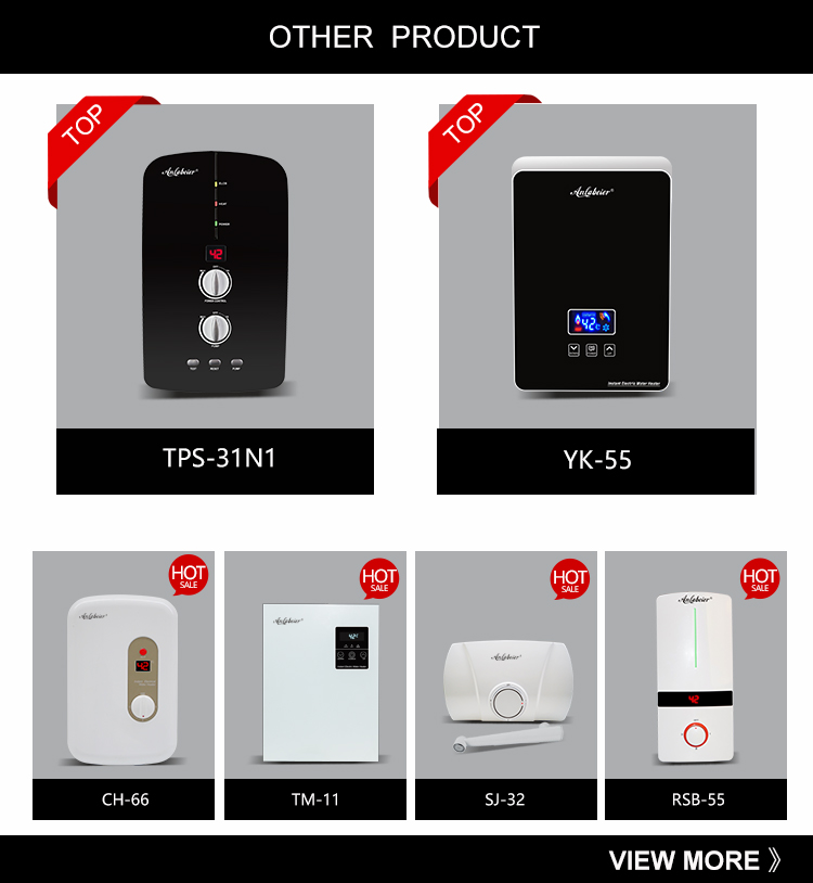 home appliances wall mounted portable bath instant electric tankless hot shower water heater