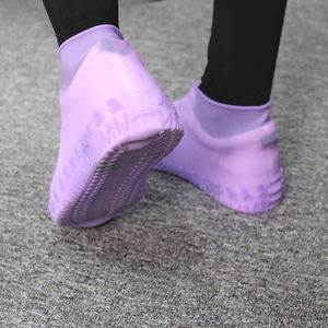 Outdoor Shoe Protectors Reusable Rain Boots Silicone Waterproof Shoe Covers