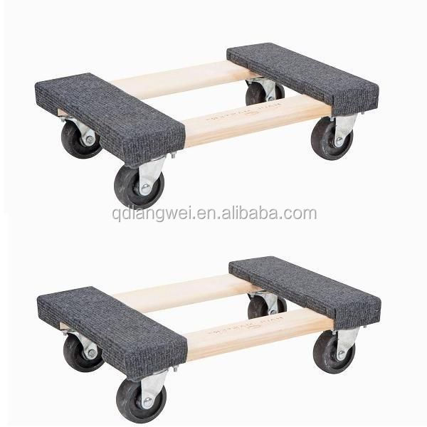 3 ruedas Móviles Carrito Dolly plataforma con ruedas Skate camión pesado Muebles mover
