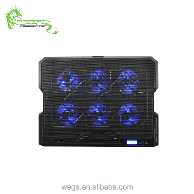 custom logo good quality led back light foldable laptop notebook cooler pad