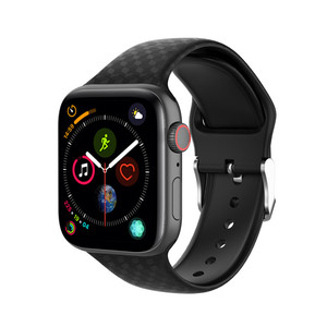 38mm 40mm 42mm 44mm 3D design silicone sport watch wrist band bands strap bracelet compatible for iwatch 1 2 3 4 fitbit Samsung
