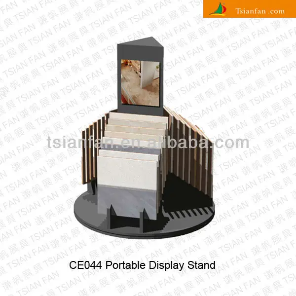 Double-Sided A-Frame Loose Tile Display Rack for Tile Sample Display