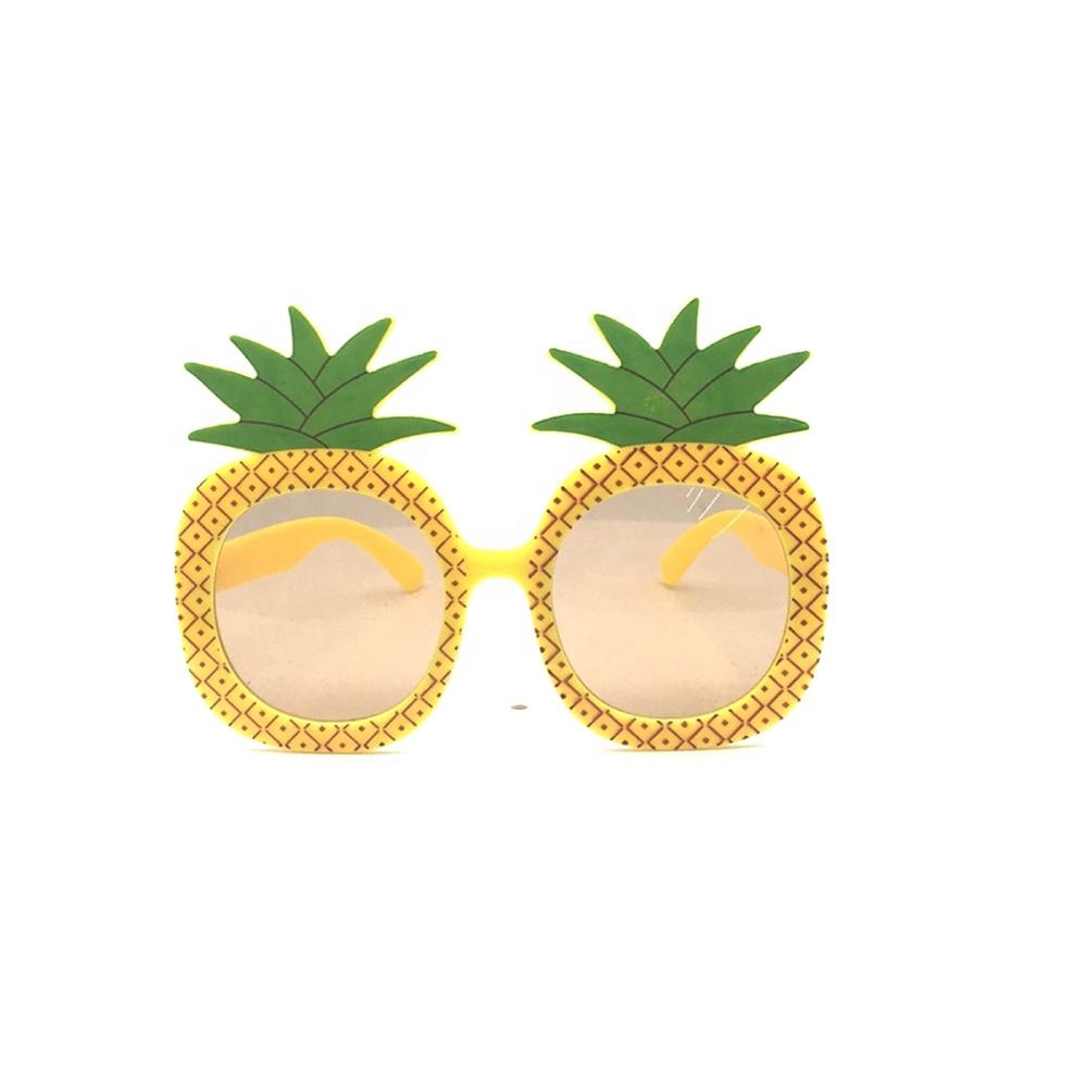 Green Hula Leaf Skirt 4 Pc Lei Set Pineapple Glasses Hawaiian Beach Party Lot
