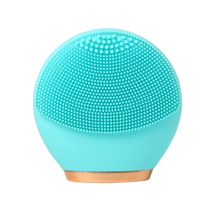 Waterproof Electric 2 in 1 Silicone Facial cleansing brush For face Deep Cleaning brush AE-617A