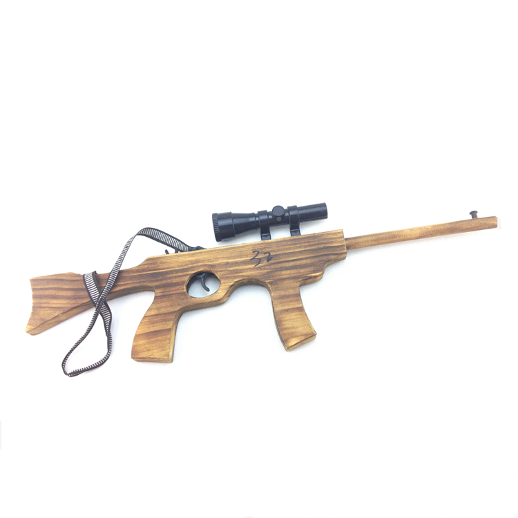 Bois bande de caoutchouc pistolet bande élastique Blaster tireur traditionnel Childrens Toy