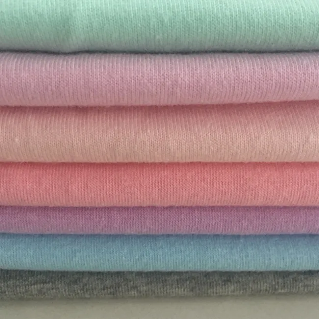 Heavy Combed Cotton Jersey Knit Fabric 