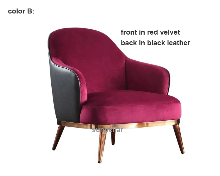living room lounge chair single sofa chair leather modern designer chair