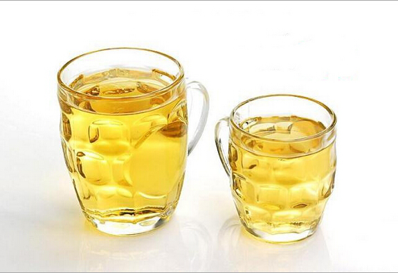 big capacity customized emboss design glass beer mug drinking glass mug