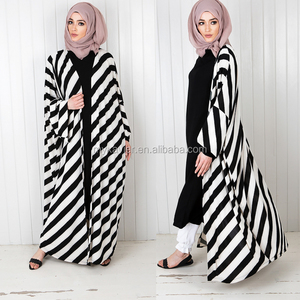 Latest muslim clothing abaya kimonos fashion oversized easy to wear Kimono abaya
