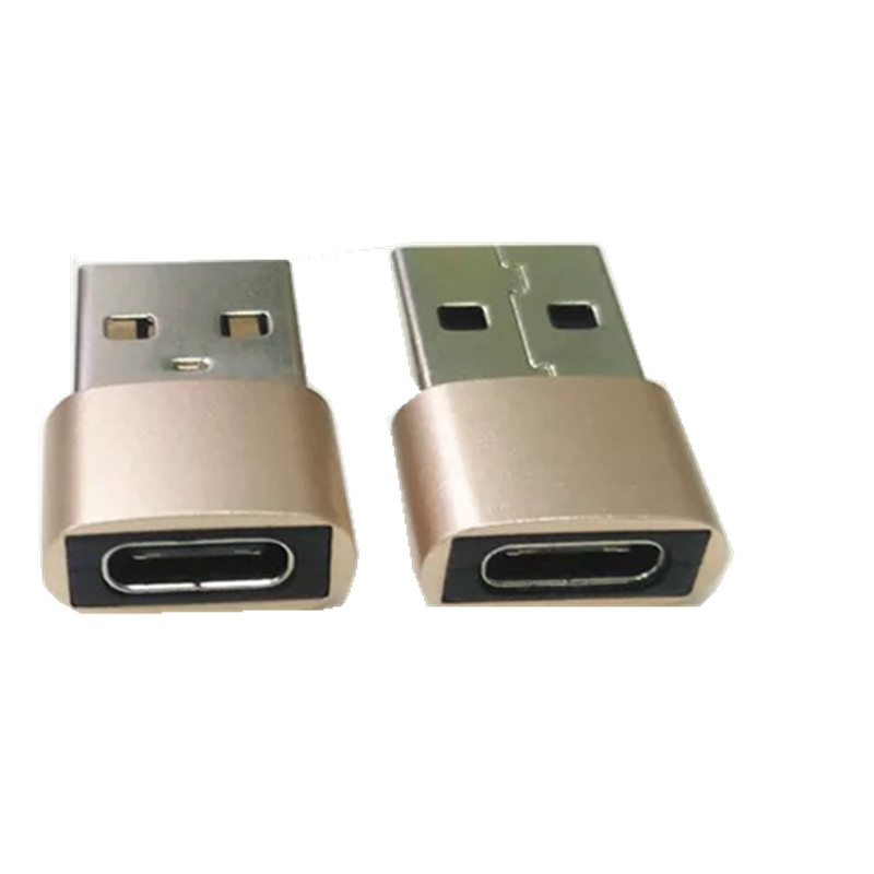 Металлический USB 3,0 типа "папа" в USB 3,1 type-C и разъемом типа «мама» для зарядного устройства с синхронизацией данных адаптер наивысшего качества