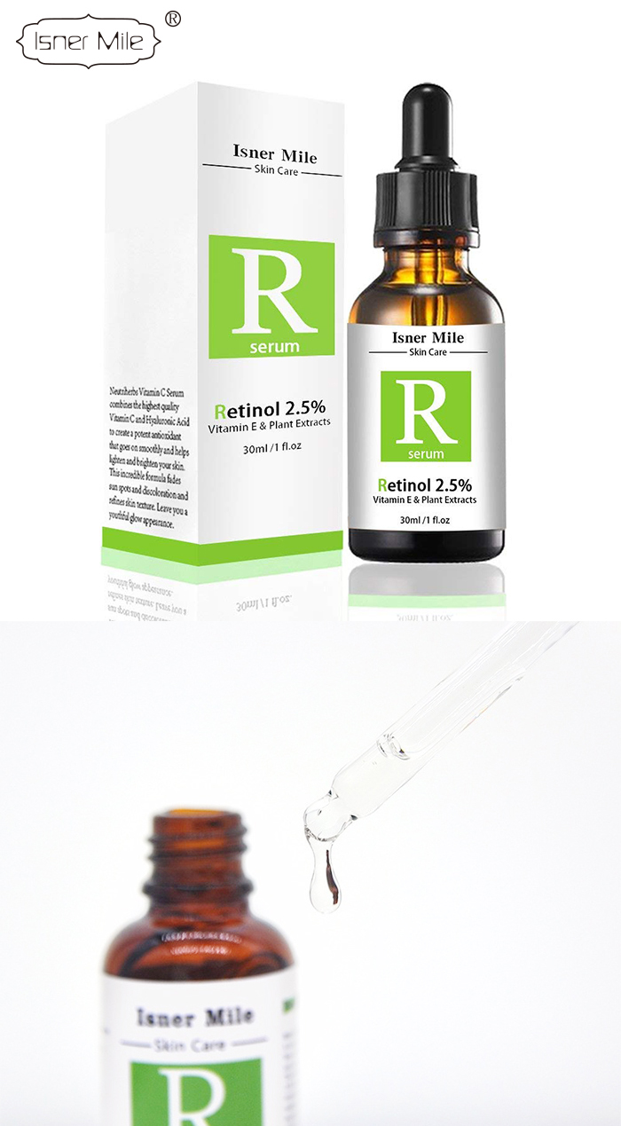 Natural Retinol Serum Hot Selling Wholesale Anti-wrinkle Retinol Serum 2.5% 30ml