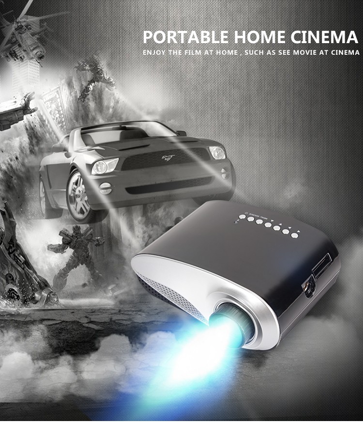 360 degree flip home theater projector RD802 LED cheap mini projector