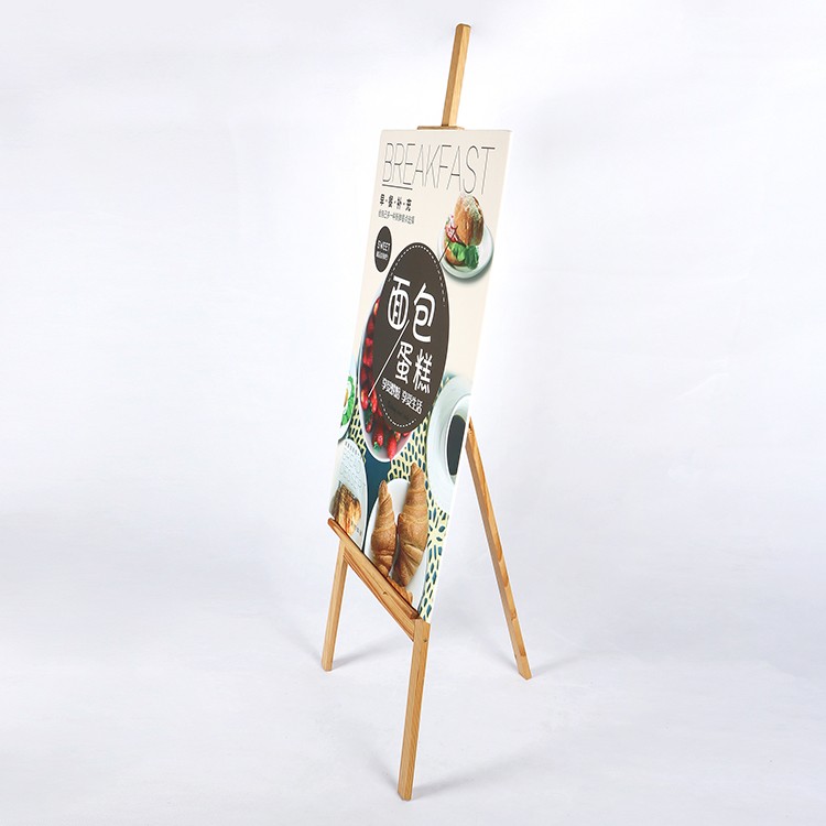 批发价格广告展示木架架kt板 - buy wood easel stand,wood easel sta