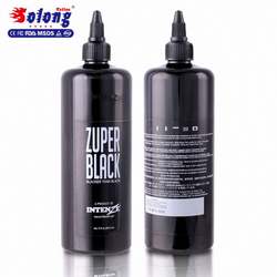 Solong tattoo 12 oz big bottle ture black tattoo supplies tattoo pigment kit