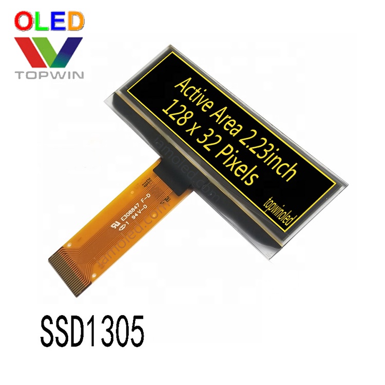 White 0.87/" inch OLED Display Panel 128x32 Pixel IIC I2C with SSD1316 Controller