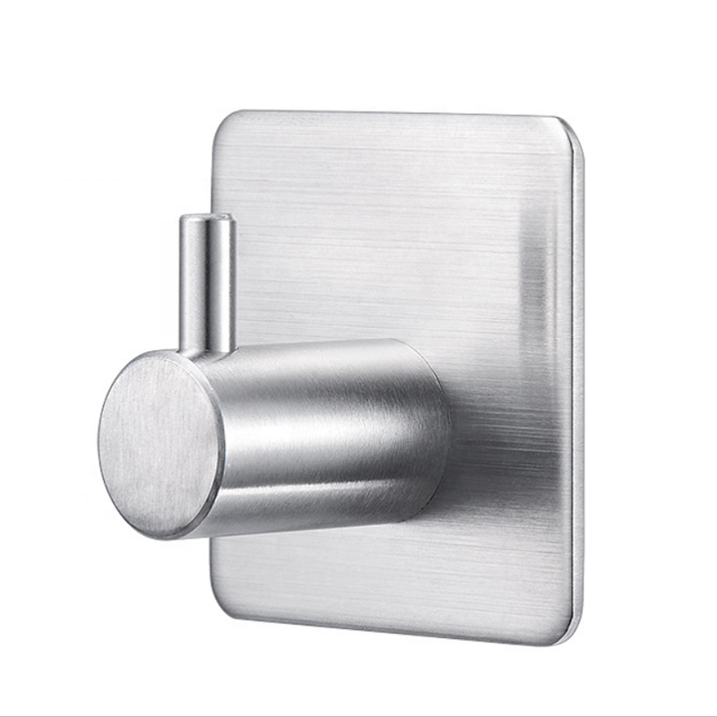 不锈钢可拆卸浴室淋浴毛巾粘性自粘墙钩