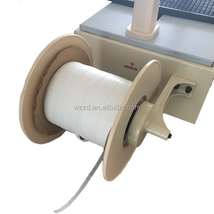 table mini strapping machinery,airport luggage packaging wrapping machine