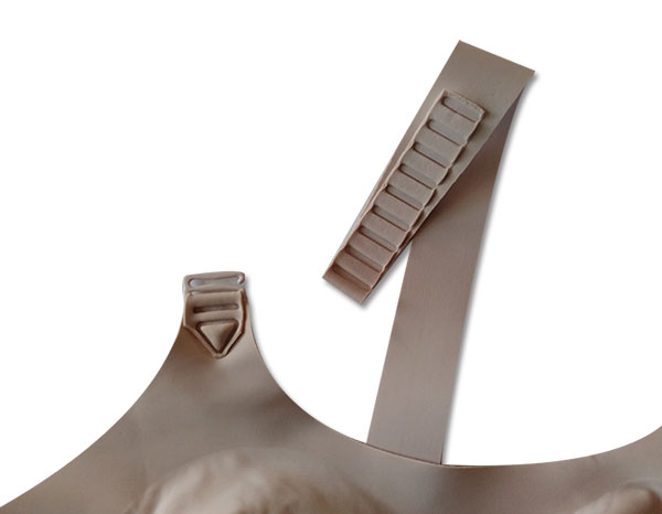 热卖新款设计 crossdresser 男士性感文胸插入硅胶乳房形式推高胸罩