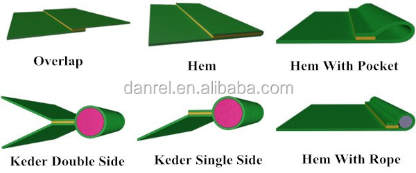 High Speed Hot Wedge Poly Tarps Welder Hot Air PE Tarpaulin Tube Welding Machine