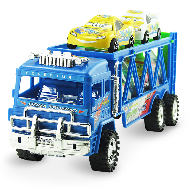 Самостоятельная сборка игрушки diy трение дети большой прицеп грузовик игрушки