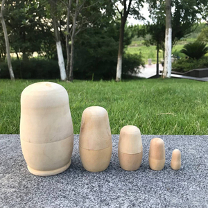 unpainted nesting dolls wholesale